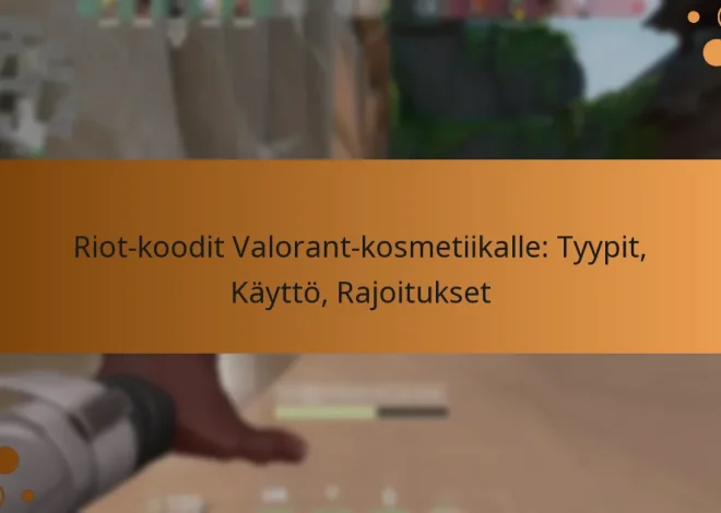 Riot-koodit Valorant-kosmetiikalle: Tyypit, Käyttö, Rajoitukset