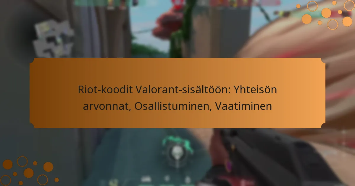 Riot-koodit Valorant-sisältöön: Yhteisön arvonnat, Osallistuminen, Vaatiminen