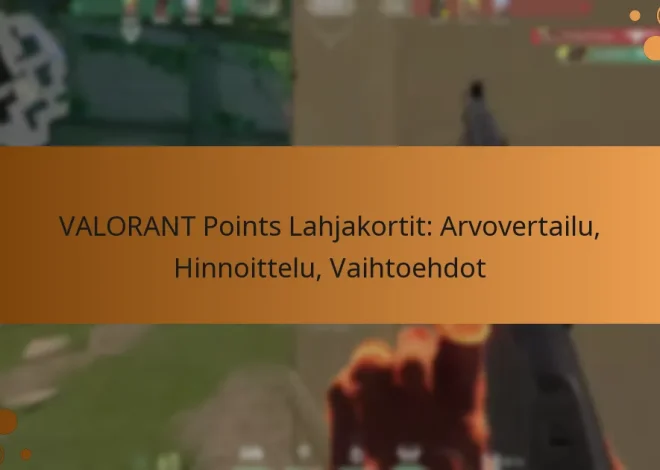 VALORANT Points Lahjakortit: Arvovertailu, Hinnoittelu, Vaihtoehdot