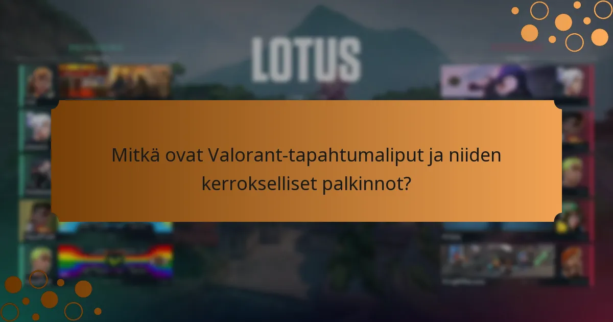 Kuinka Valorant-tapahtumaliput vertautuvat aiempiin tapahtumiin ja samankaltaisiin peleihin?